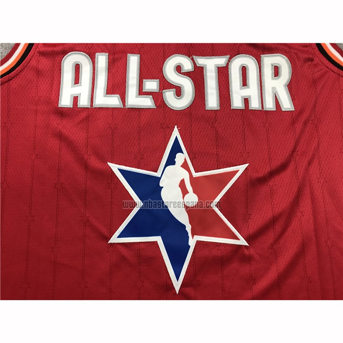Camiseta All Star 2020 Los Angeles Lakers Lebron James NO 23 Rojo